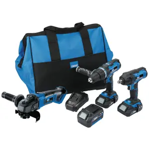 Draper Storm Force 20V Cordless Mega Kit (8 Piece) 45499