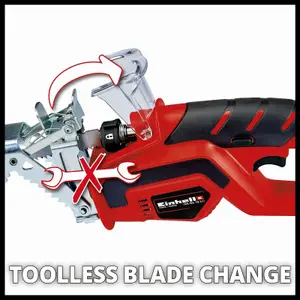 Einhell Cordless Pruning Saw 90mm 18V Reciprocating Saw Soft Grip Power X-Change GE-GS 18 Li Solo - Body Only