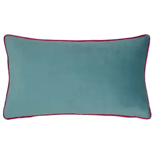 furn. Beetalis Piped Velvet Polyester Filled Cushion