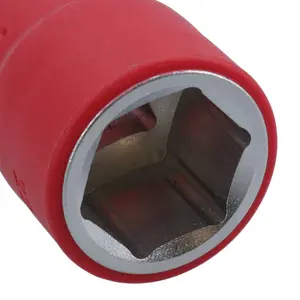 22mm 1/2in drive VDE Insulated Shallow Metric Socket 6 Sided Single Hex 1000 V