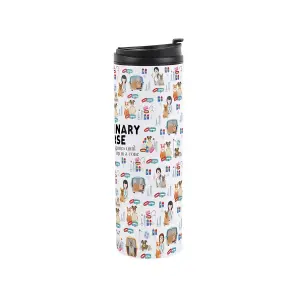 Vet Travel Mug - Novelty Trades Gift Stainless Steel Vacuum-Sealed Double-Walled Hot/Cold Drinks Travel Flask