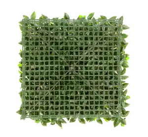 Pack of 12 Best Artificial Laurel Leaf Hedging 50cm x 50cm Mats (3 Square Metres)