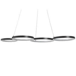 Metal LED Pendant Lamp Black PIBOR