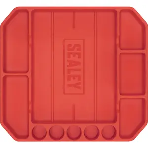 Non-Slip Flexible Tool Tray for Garage and Workshop - 275mm x 225mm x 30mm