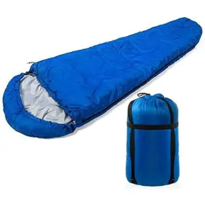 MantraRaj Mummy Sleeping Bag shape Warm Single For Adults All Seasons Camping Caravan And Travel Hiking