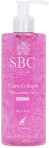 SBC Skincare Hydra-Collagen Moisturising Gel - 300Ml | Anti-Ageing Collagen Gel | Oil-Free Lightweight Face And Body Moisturiser Gel | Collagen