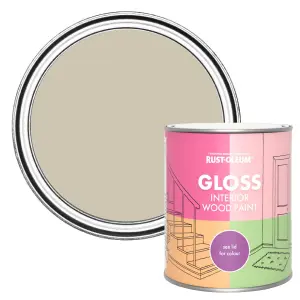 Rust-Oleum Silver Sage Gloss Interior Wood Paint 750ml