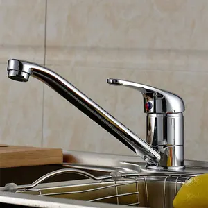 Nes Home Single Lever Monobloc Kitchen Mixer Tap Chrome