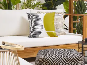 Set of 2 Outdoor Cushions PELAGO Multicolour