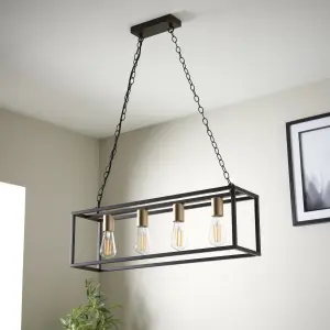 Harbour Studio York 4 Lamp Pendant ceiling light