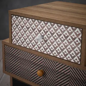 Casablanca 4 Drawer Chest Metal Legs