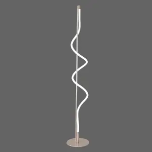 Luminosa Amanda LED Integrated Floor Lamp Grey 4500K