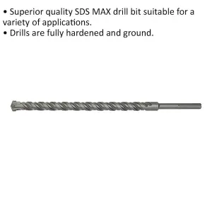 32mm x 570mm SDS Max Drill Bit for Masonry - Premium Quality and Durability