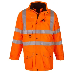 Yoko Unisex Adult Hi-Vis 7 in 1 Safety Jacket