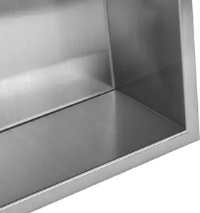 Thermopanel 304 Stainless Steel Recess Shower Niche - Stainless Steel (305 x 305 x 103mm)