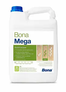 Bona Mega Finish Lacquer - Silkmatt 5 Litres