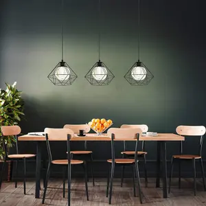 Burton Black Pendant Ceiling Bar