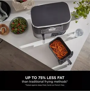 Ninja Foodi AF300UK Dual Zone Air Fryer, 7.6L