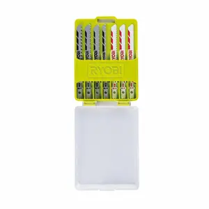 Ryobi Universal shank 10 piece Jigsaw blade set