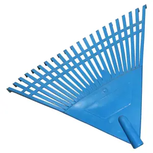 Garden Rake, 20-Tin Durable Plastic Rake for Gardening, 45 cm / 17.71" Wide, Lightweight, Ideal Lawn Rake for Gardeners