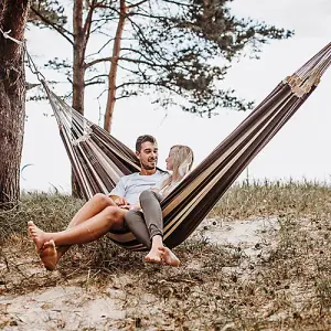 Paradiso Family Sized Garden Hammock - Café