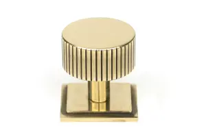 From The Anvil Aged Brass Judd Cabinet Knob - 32mm (Square)