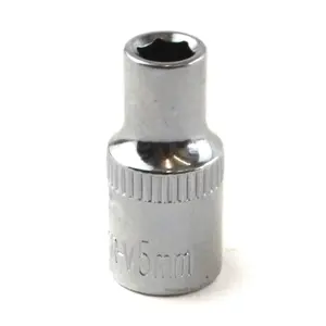 5mm 1/4" Drive Shallow Metric Socket Single Hex / 6 sided Bergen