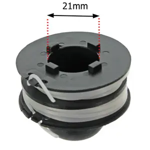 SPARES2GO Dual Feed Strimmer Line Spool Head compatible with B&Q FPGT250-6 Garden Trimmer