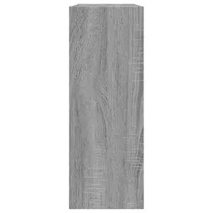 Berkfield Shoe Cabinet Grey Sonoma 80x21x57 cm Engineered Wood