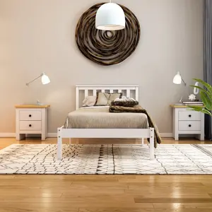 Frederique Bed Frame White / Single (3')