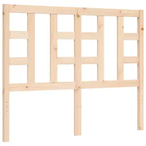 Berkfield Bed Frame with Headboard 120x200 cm Solid Wood