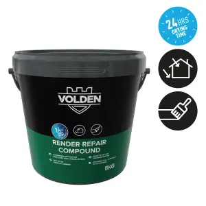 Volden Repair Render compound, 5kg Tub - Requires mixing before use