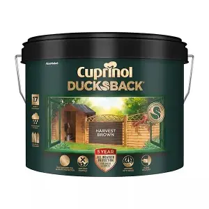 Cuprinol 5 year Ducksback Harvest Brown Paint  - 9L