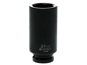 Teng Deep Impact Socket Hexagon 6-Point 1/2in Drive 27mm