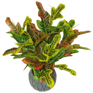 65cm Artificial Codiaeum Multicoloured House Plant