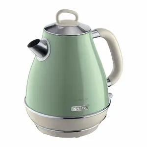 Ariete ARPK20 Vintage Retro Jug Kettle & 4 Slice Toaster Set, Green