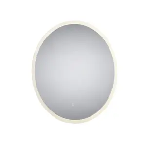 Sensio Mirror Round Wall-mounted Bathroom & WC Illuminated mirror (H)60cm (W)60cm