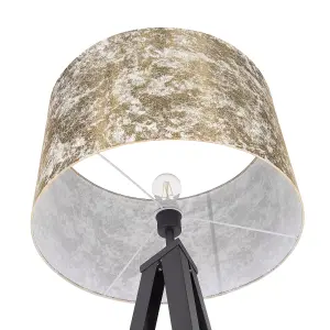 Tripod Floor Lamp Gold STILETTO