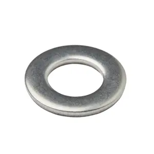 Diall M8 Stainless steel Medium Flat Washer, (Dia)8mm, Pack of 10