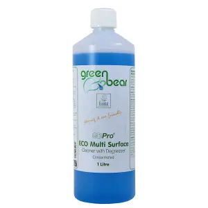 GBPro Eco Multi surface cleaner + degreaser(concentrated) All Purpose Cleaner 1L - with ECOLABEL Ingredients