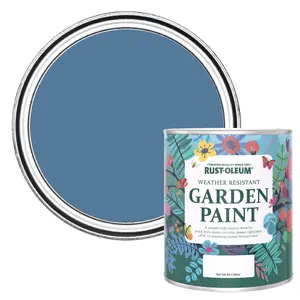 Rust-Oleum Blue Silk Matt Garden Paint 750ml