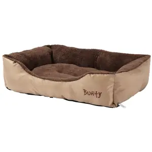 Bacup Polyester Pet Bed Blue / Large (75 cm L x 58 cm W)