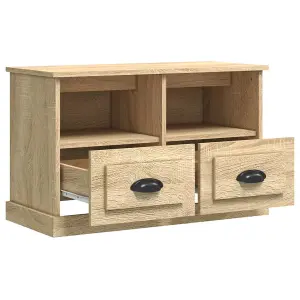 Berkfield TV Cabinet Sonoma Oak 80x35x50 cm Engineered Wood