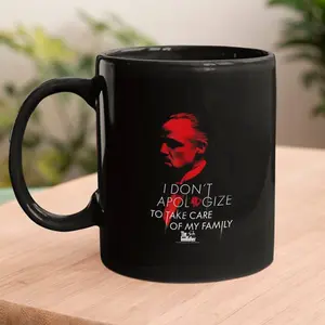 The Godfather Dont Apologize Mug Red/White/Black (One Size)