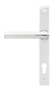 From The Anvil Polished Chrome Brompton Slimline Lever Espag. Lock Set