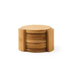 Eco Living Bamboo Round 6 Piece Set (Set of 6)