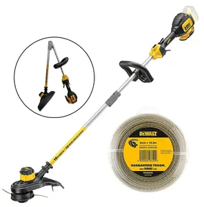 Dewalt DCM561PBS 18v XR Cordless Brushless Grass Trimmer Split Shaft + 15m Line