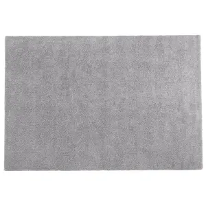 Shaggy Area Rug 140 x 200 cm Light Grey DEMRE