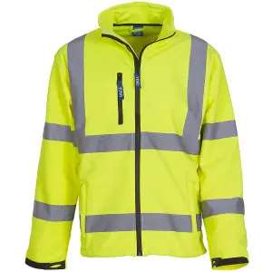 Yoko Mens Hi-Vis Sofshell Jacket