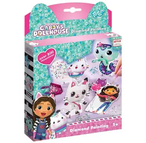 Gabby's Dollhouse Diamond Painting Childrens Arts & Crafts Decorating Kit